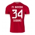 Bayern Munich Ismael Saibari #34 Hjemmedrakt 2026-27 Kortermet Bayern Munich Ismael Saibari #34 Hjemmedrakt 2026-27 Kortermet